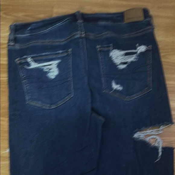 American Eagle Outfitters Blue Ankle Cropped Jeans - Picture 6 of 6